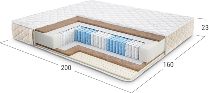 Матрас Comfort Plus Total 433 матрас 160x200