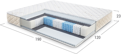 Матрас Comfort Plus Double Relax 440 матрас 120x190 со съёмным чехлом